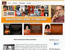 Tablet Screenshot of anandkrishnacooperation.org